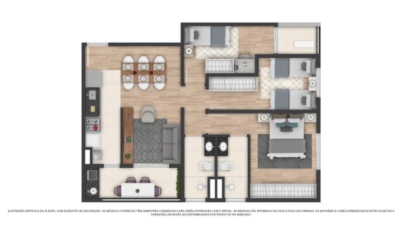 Apartamento, 2 quartos, 51 m² - Foto 11