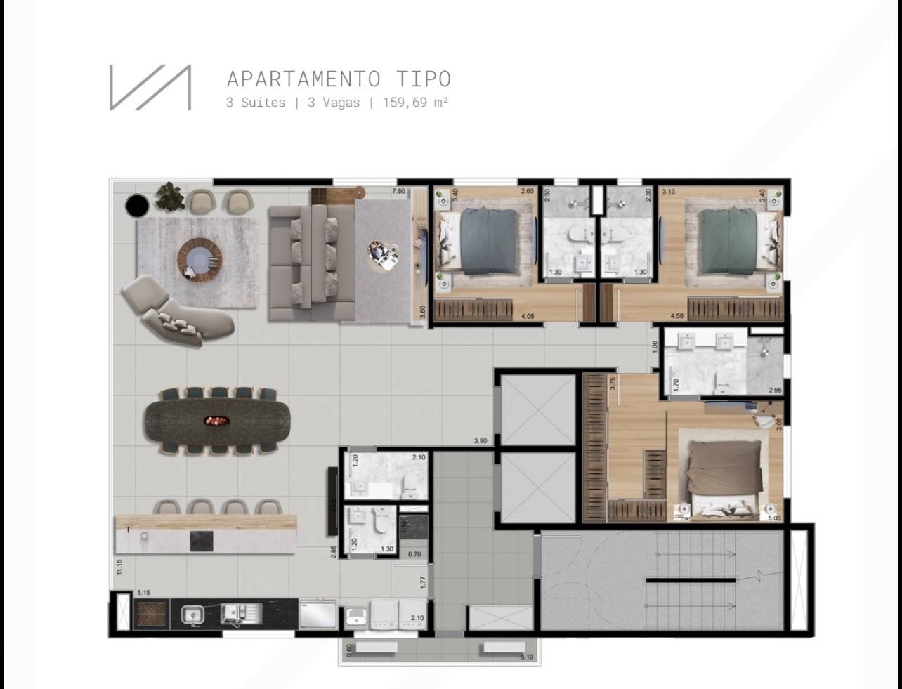 Apartamento, 3 quartos - Foto 8