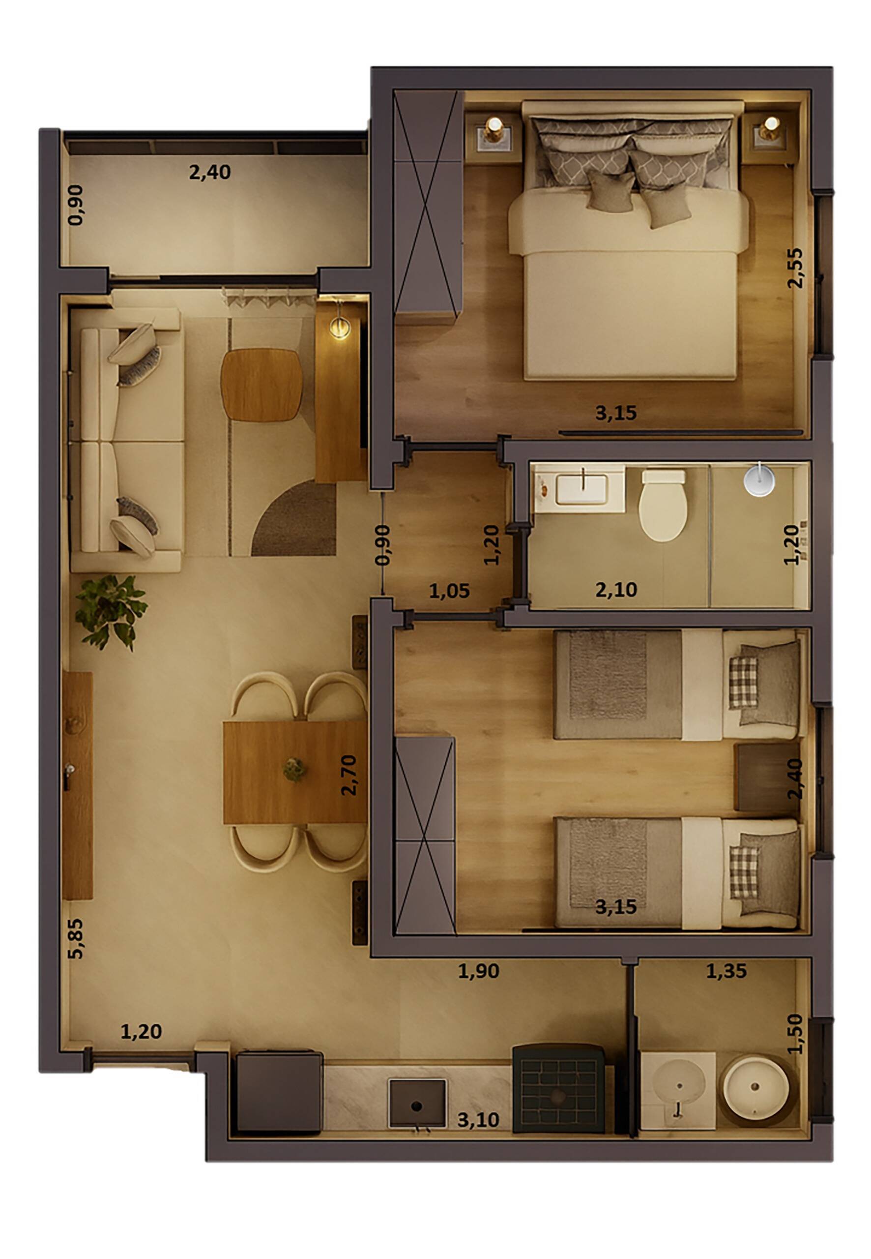 Apartamento, 2 quartos - Foto 32