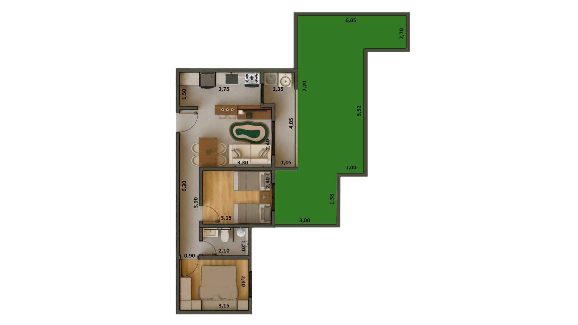 Apartamento, 2 quartos - Foto 33